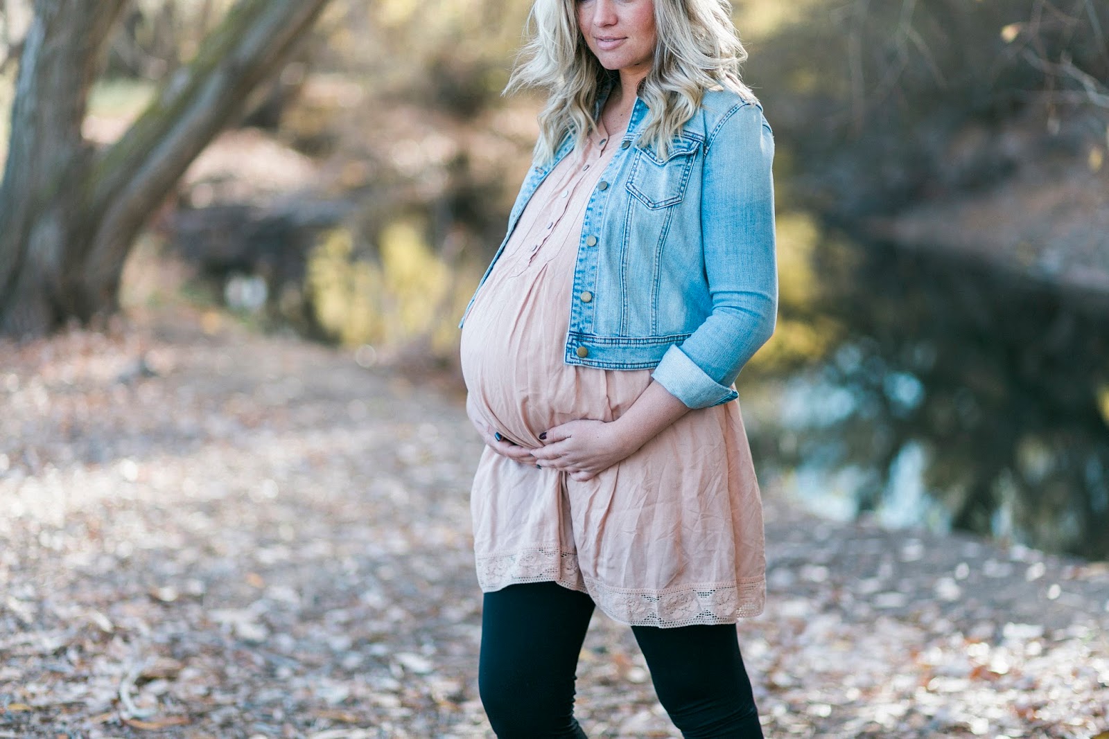 38 Weeks Pregnant, Utah Fashion Blogger, Jean Jacket