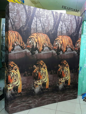 Kasur inoac motif macan Kasur inoac motif macan