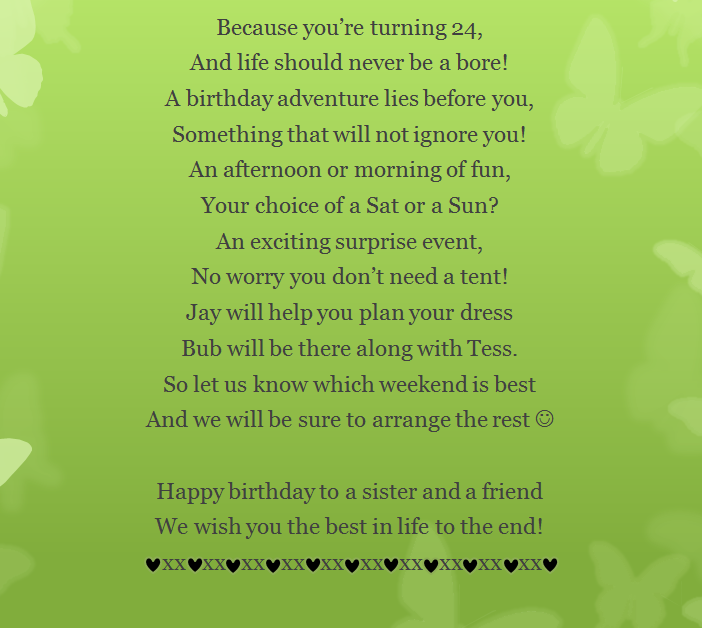 birthday poems for sister 2 birthday poems for sister 4 MEMES