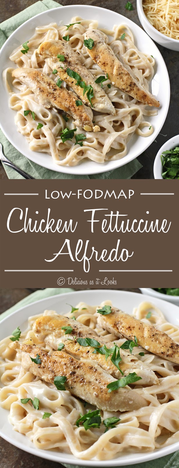 Delicious as it Looks LowFODMAP Chicken Fettuccine Alfredo