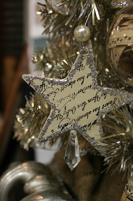 Reloved Rubbish Sheet Music Christmas Tree