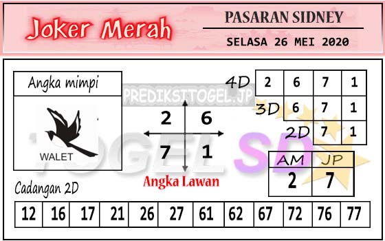 Prediksi Togel Sd Selasa 26 Mei 2020 Master Prediksi Jp