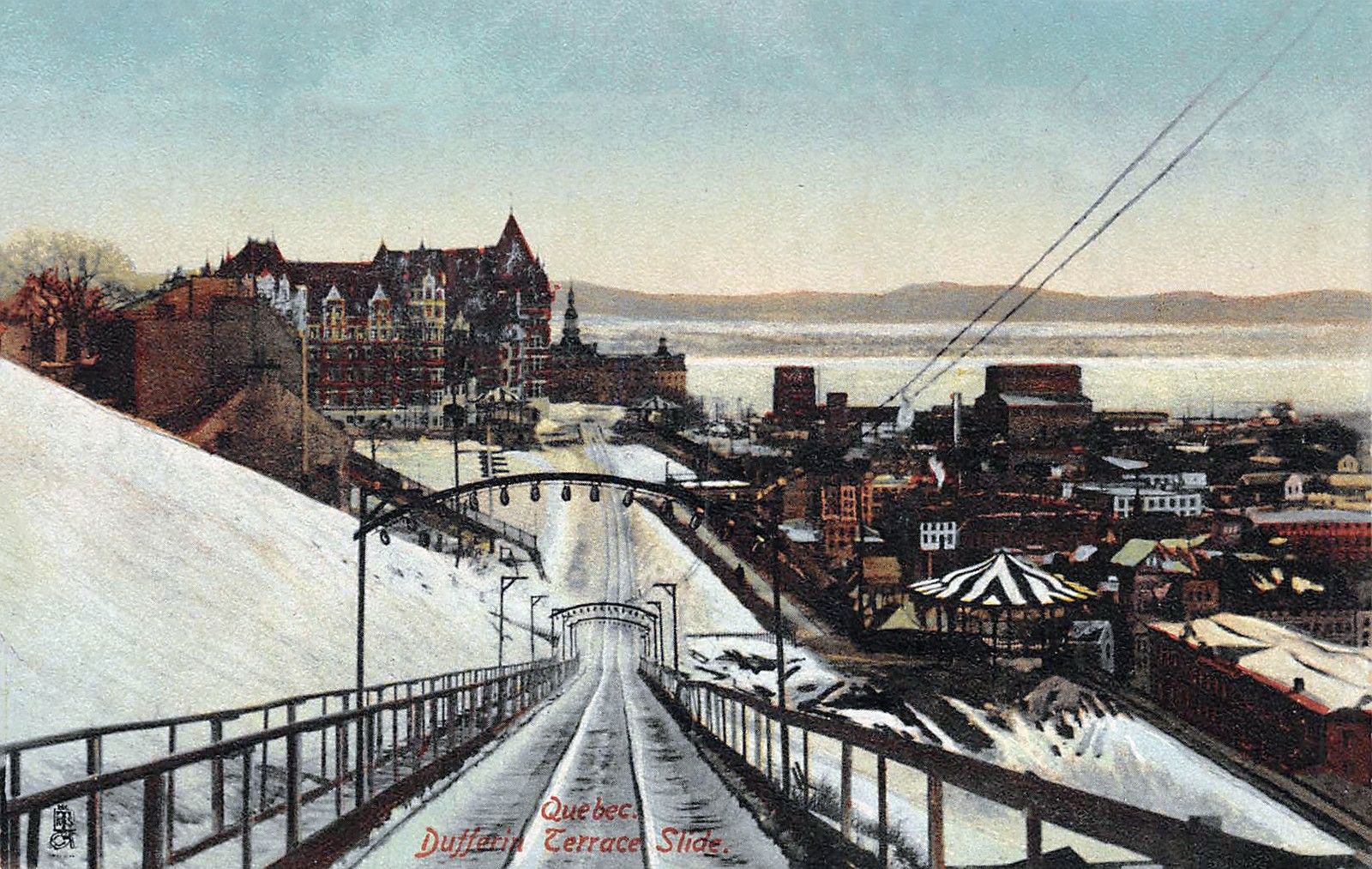 transpress nz Dufferin Terrasse slide, Québec, Canada