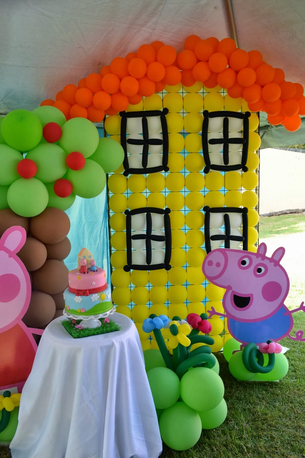 Decoracion de Fiestas Infantiles, Peppa Pig, parte 2