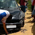 Colisão envolvendo dois carros na zona rural de Mairi