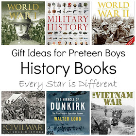 History Book Gift Ideas for Preteens