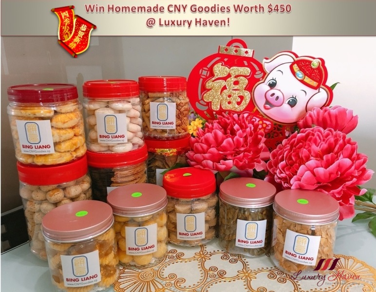Homemade CNY Goodies Bing Liang Bakery Giveaway Worth $150 x 3!