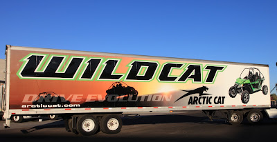 Arctic Cat Drive Evolution Wildcat trailer display