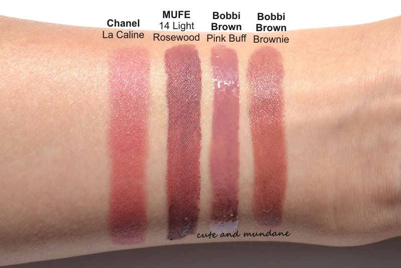 Cute and Mundane: Foundation swatches - NARS, Chanel, and MUFE