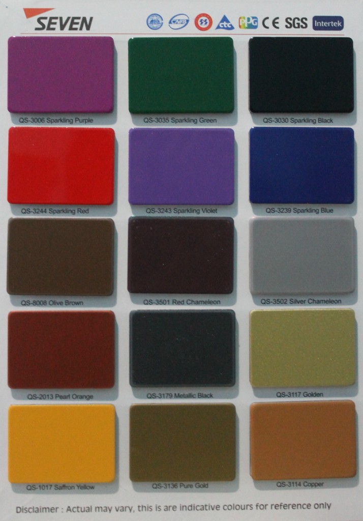 KATALOG WARNA ACP SEVEN SURYA JAYA ALUMINIUM ACP SEVEN