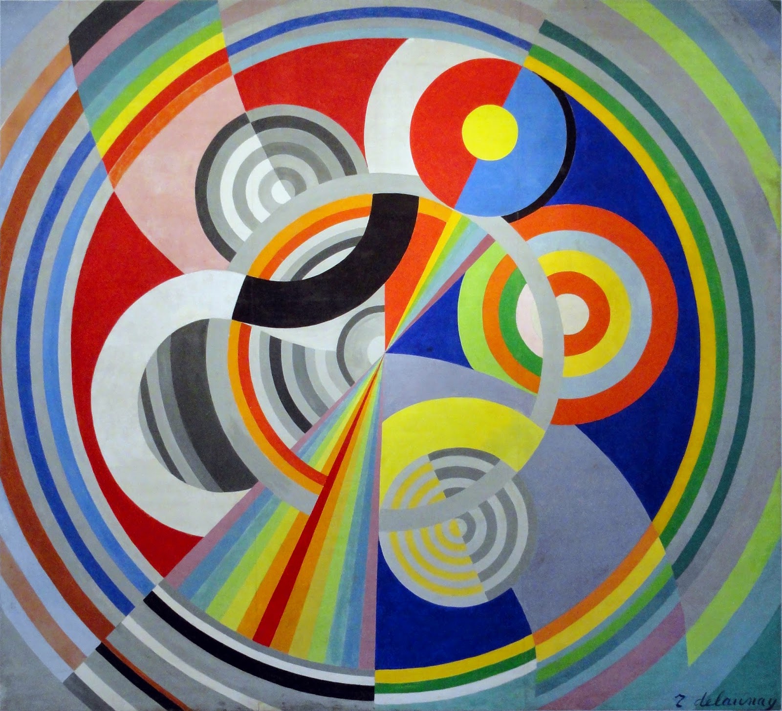 Affiche D'art « Rythmes Sans Fin » De Robert Delaunay (1934) - Reproduction Sur Papier - Décoration Murale