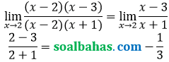 bahas limit fungsi kuadrat