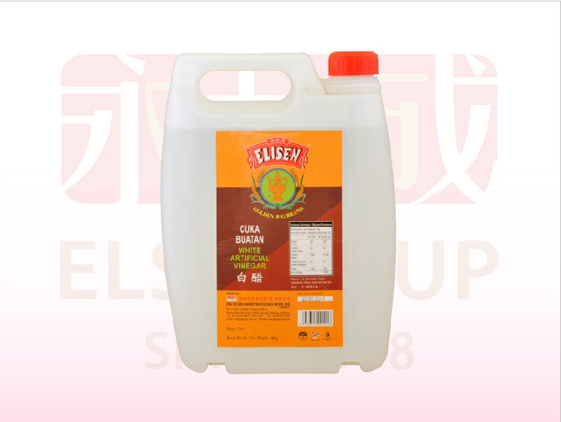 ELS Group White Artificial Vinegar 白醋 Elisen White Artificial Vinegar 4kg