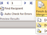 Ms. Word - Print Mail Merge