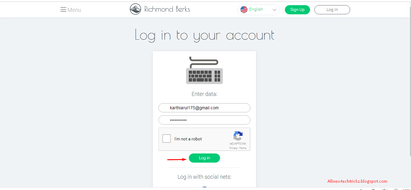 3 after verify click login option