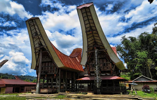  Rumah Adat Sulawesi Selatan Tongkonan Toraja Gambar 