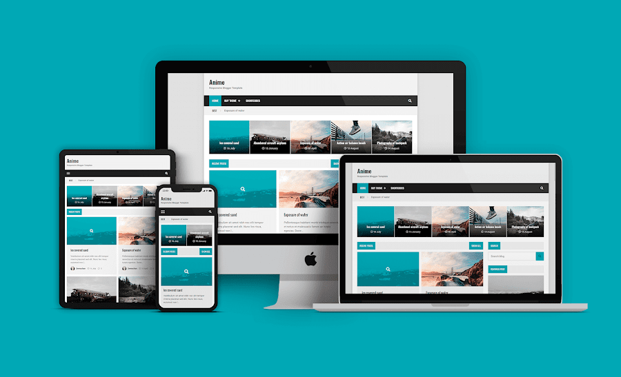 plantilla anime responsive