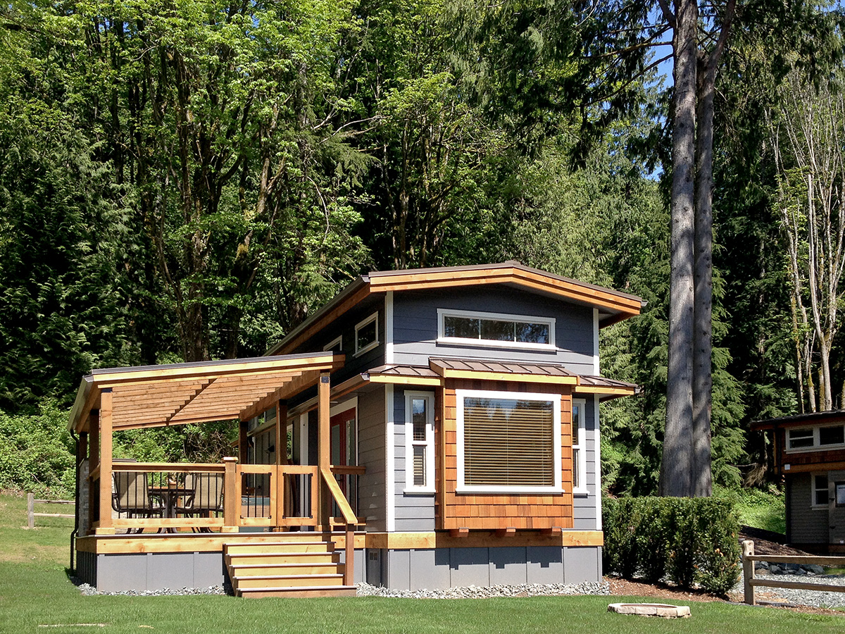 TINY HOUSE TOWN The Wildwood Cottage (400 Sq Ft)