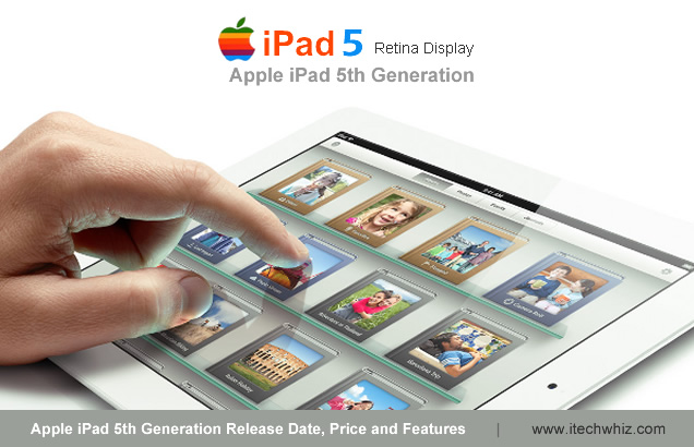 new iPad 5th Generation Features, Specs, Price and Rumors