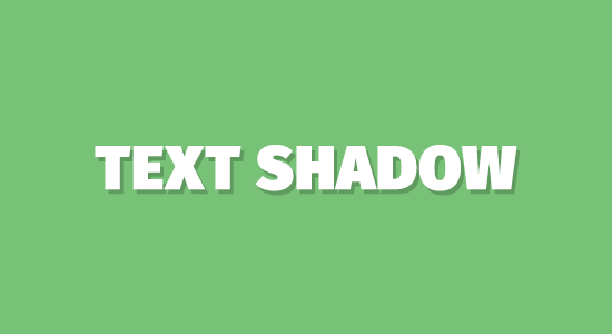 Penerapan Efek Text Shadow dengan CSS3