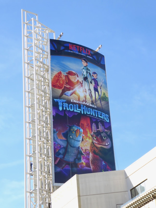 Trollhunters season 1 billboard Highland Avenue Trollhunters season 1 billboard