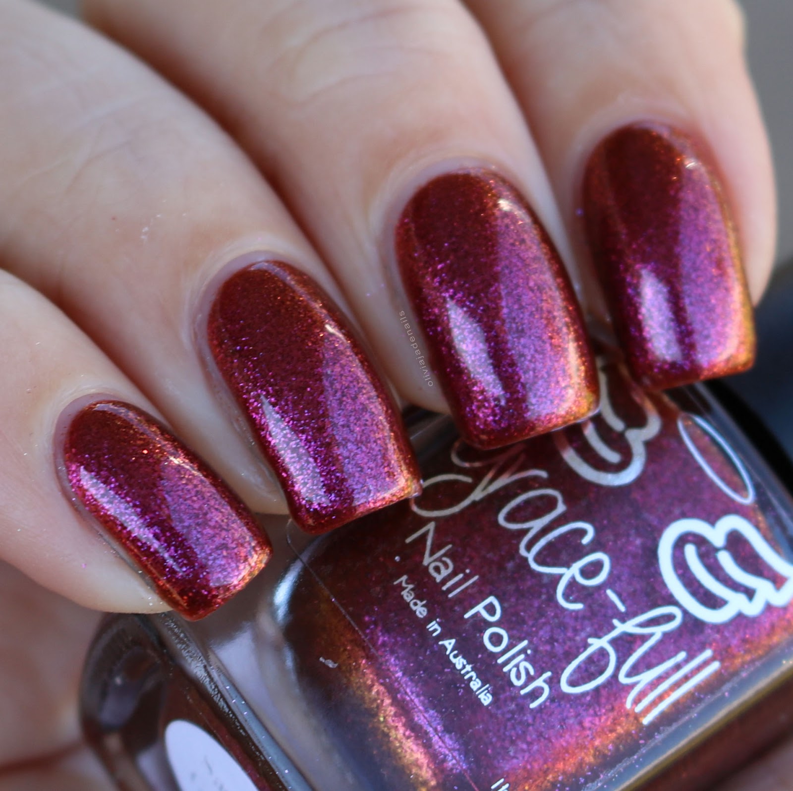 Grace-full Nail Polish Sacred Ground swatched by Olivia Jade Nails