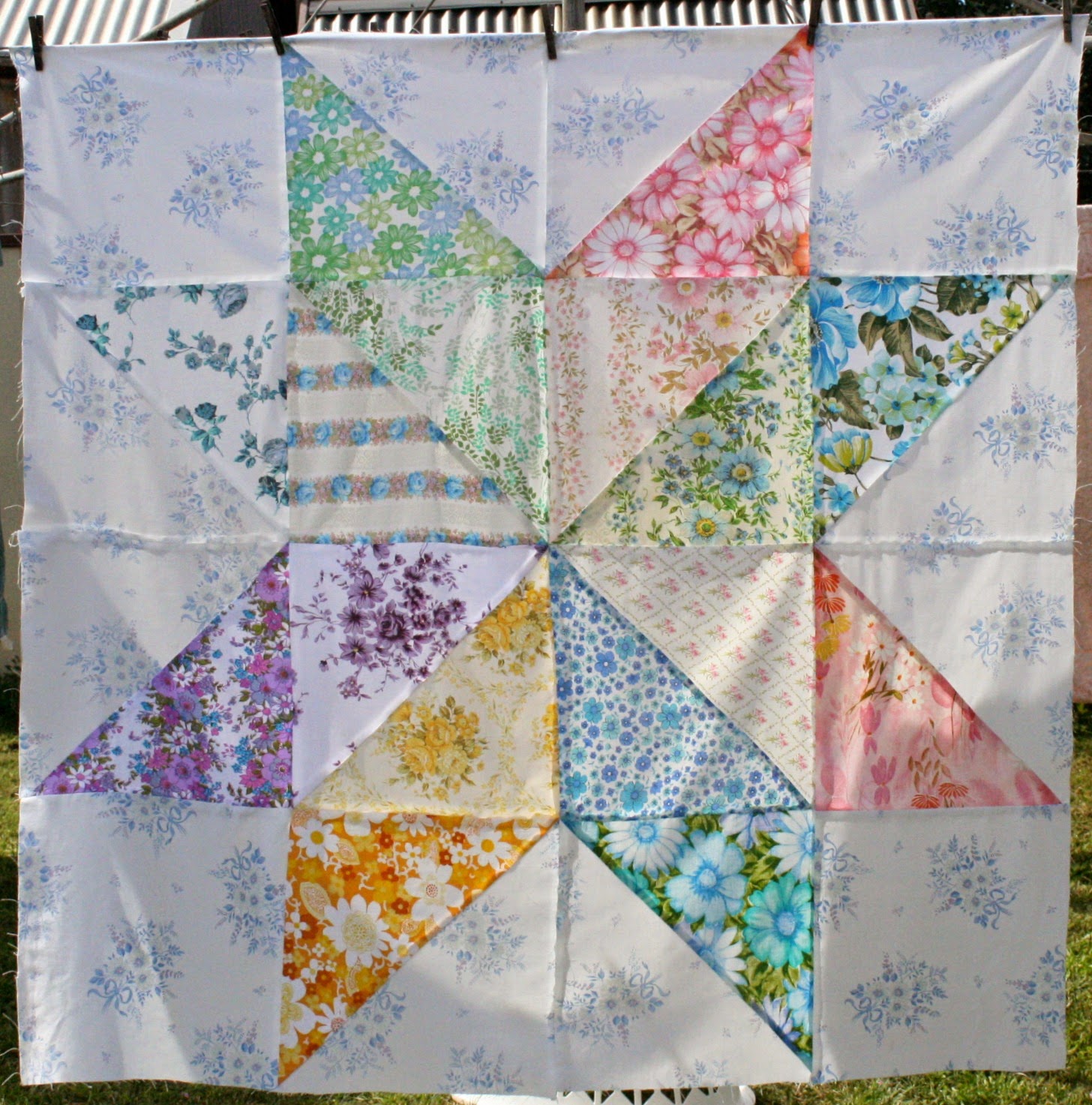 massive-vintage-sheet-star-quilt-block