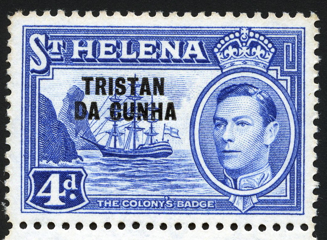 King VI Postage Stamps Tristan Da Cunha 1952 (1 Jan) SG1/12