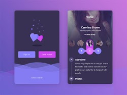 Profile UI Design Inspiration with Sign in