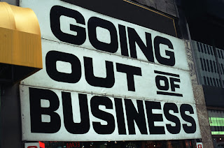 Going out of business sign