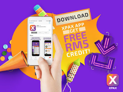 Xpax App Get FREE RM5 Credit