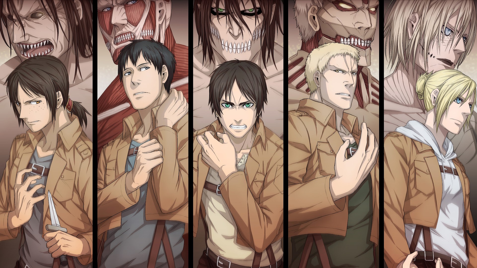 Titan Shifters Attack On Titan 4k Wallpaper 103 Titan Shifters Attack On Titan 4k Wallpaper 103