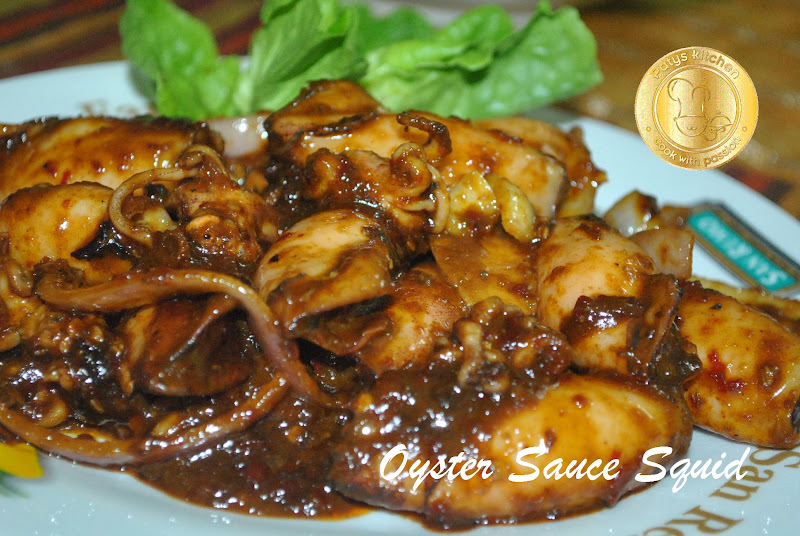 PATYSKITCHEN STIR FRIED SQUID WITH OYSTER SAUCE/ SOTONG GORENG SOS TIRAM