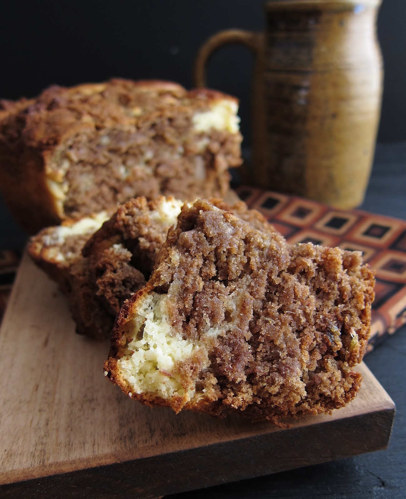 Arctic Garden Studio Roasted Banana Bread with Cream Cheese Swirl