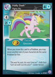 My Little Pony Holly Dash, Flighty Filly Premiere CCG Card