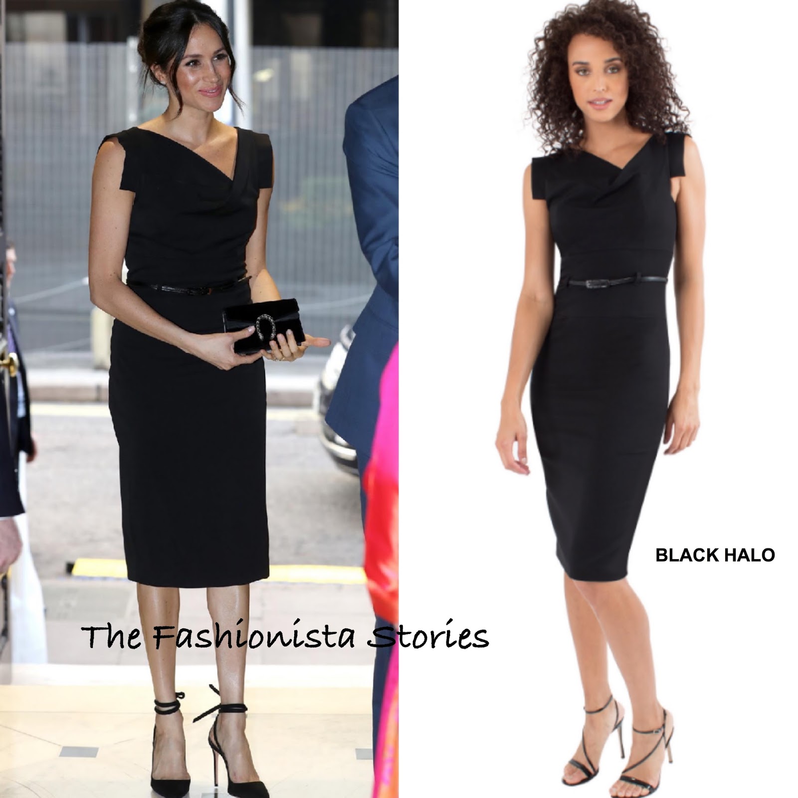 Meghan Markle in Black Halo at the Women's Empowerment Reception