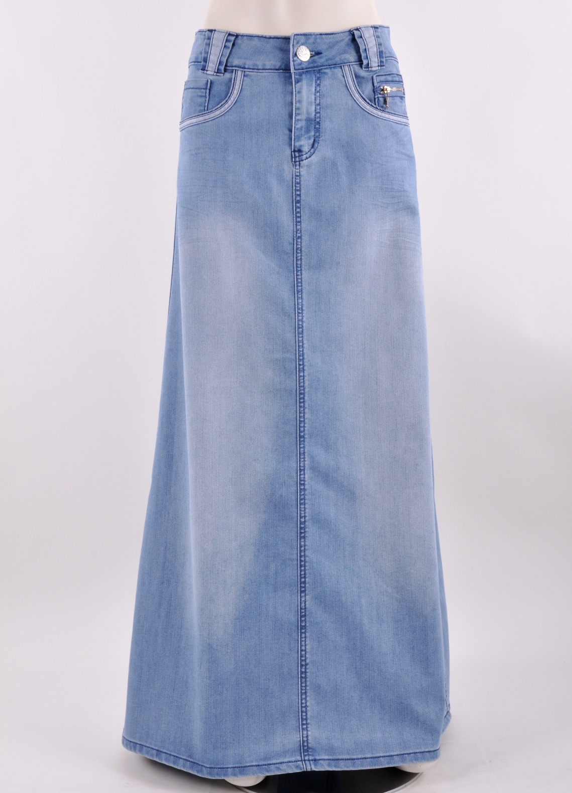 Long Skirts & Dresses: Long Jean Skirts