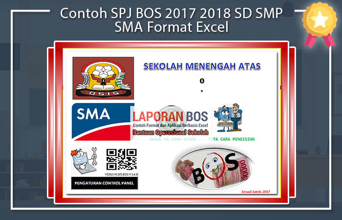 Contoh SPJ BOS 2017 2018 SD SMP SMA Format Excel Contoh SPJ BOS