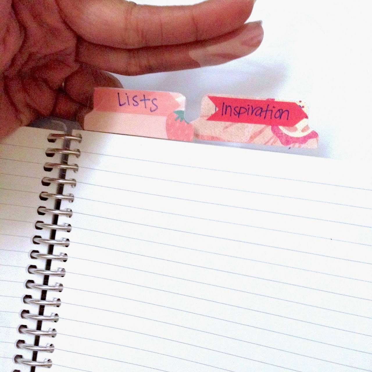 MsWenduhh Planning & Printable How to Make Top Tabbed Dividers & How I Use My Notes Sections