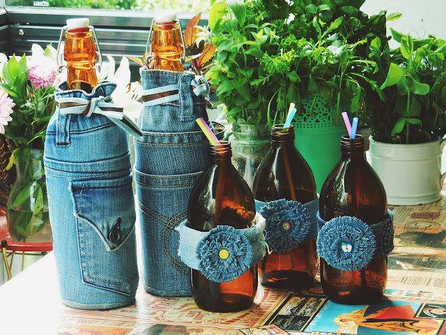 Mehupullojen suloiset koristetakit - Hauska kierrätys lahja 