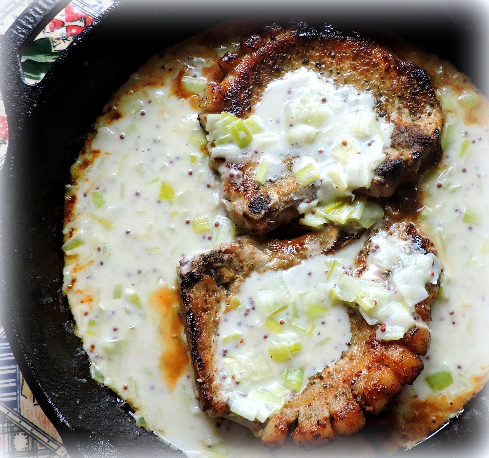 Leek & Mustard Sauced Pork Chops The English Kitchen