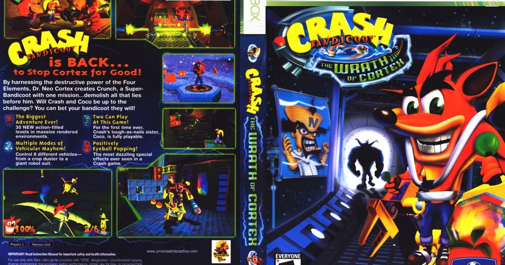 Crash Bandicoot 4 La venganza de Cortex XBox Clasico