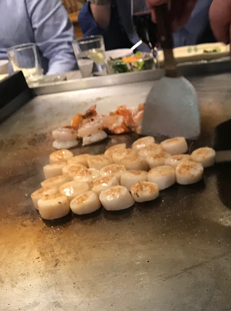 Yokohama Teppanyaki, Glen Waverley, scallops, king prawns