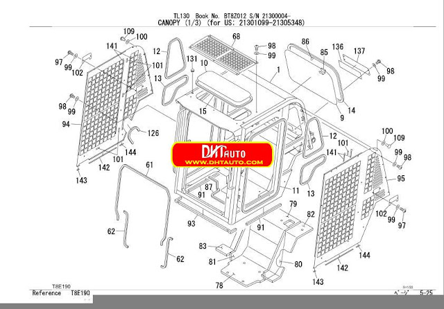 En.Oto-hui.com: Takeuchi Excavator TL130 Parts Manual