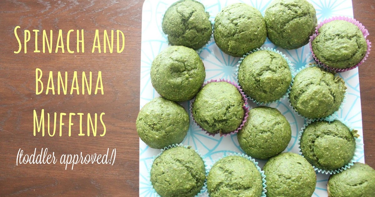 KEEP CALM AND CARRY ON Spinach & Banana Muffins