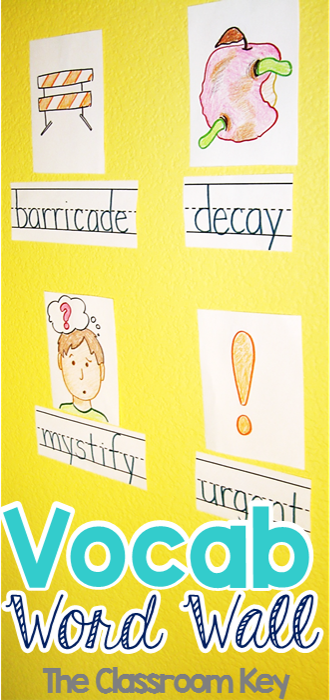 Resources with Altitude: Vocabulary Word Wall - Meet Hannah from The ...
