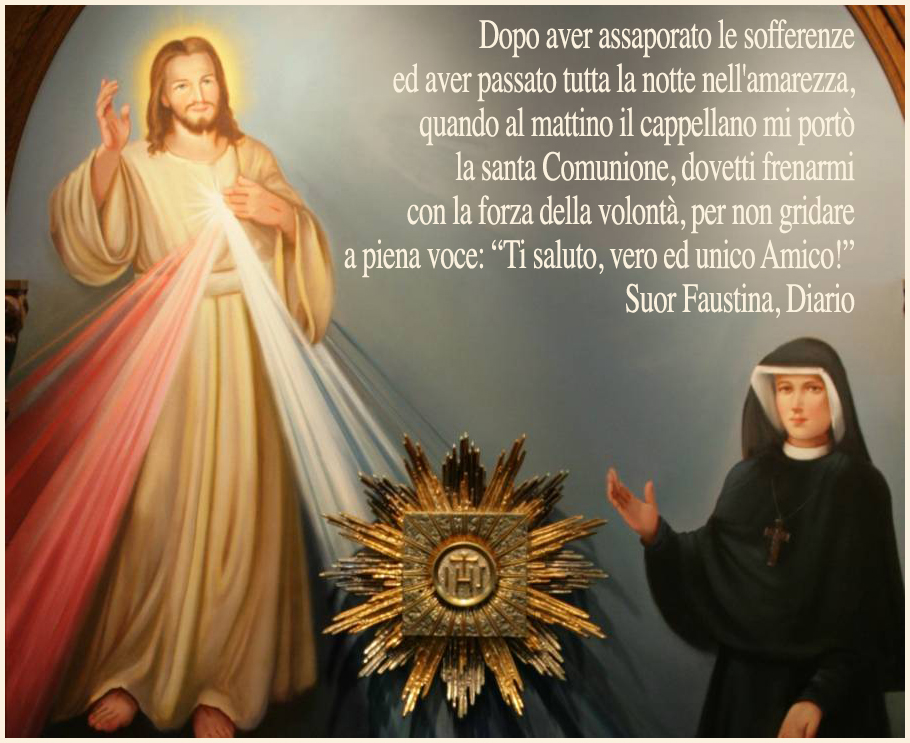 Il Diario Di Suor Faustina La Malattia L Amicizia Dell Uomo E Quella Di Dio