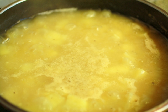 Sopa de papas / Potato soup