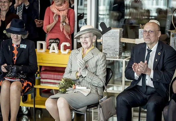 Queen Margrethe of Denmark attended the opening ceremony of Copenhagen - BLOX and BLOXHUB which is an urban development project of Realdania