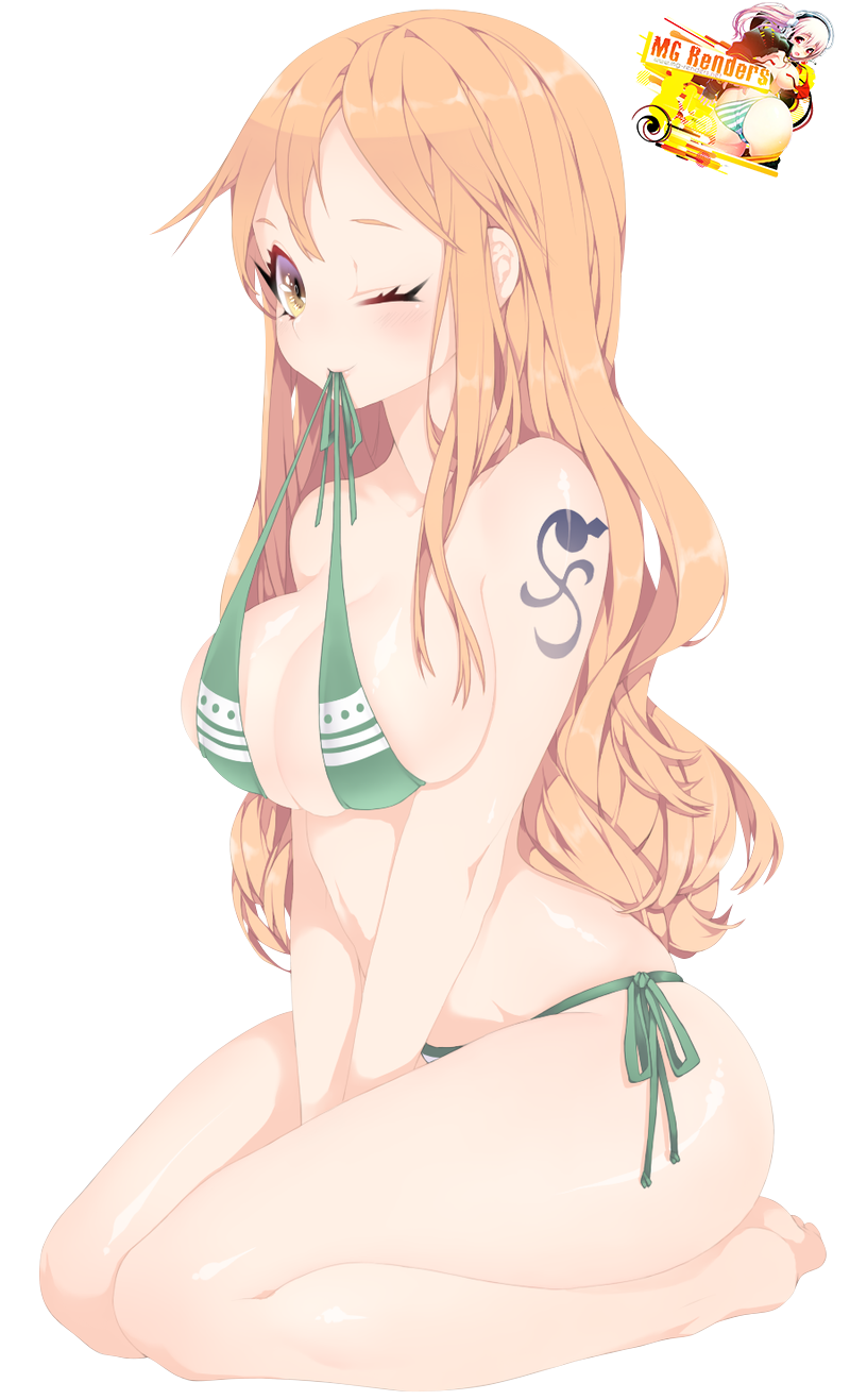 One Piece - Nami Render Ecchi Bikini